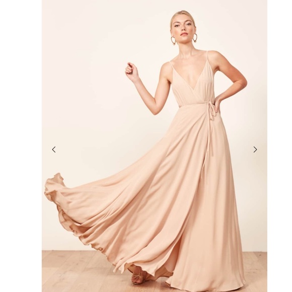 Reformation Dresses Reformation Dress In Blush Pink Poshmark